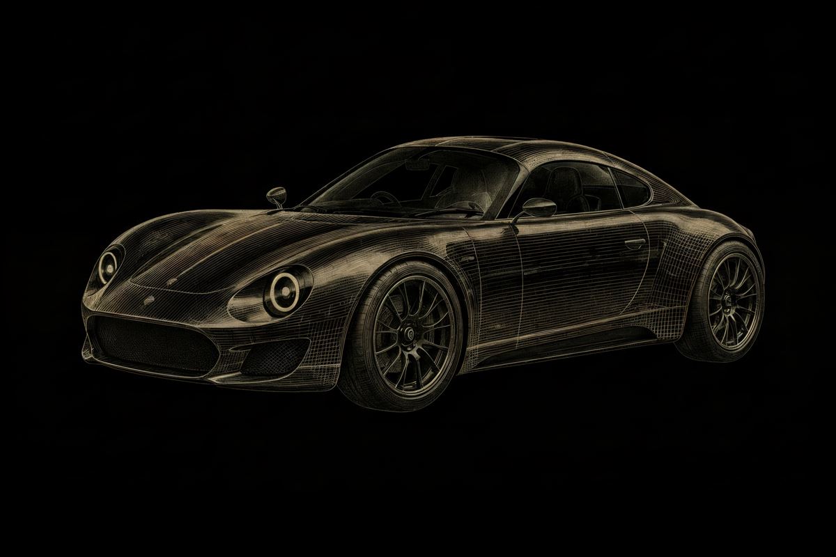 Engraved plate — Maudslay Aero-Coupé