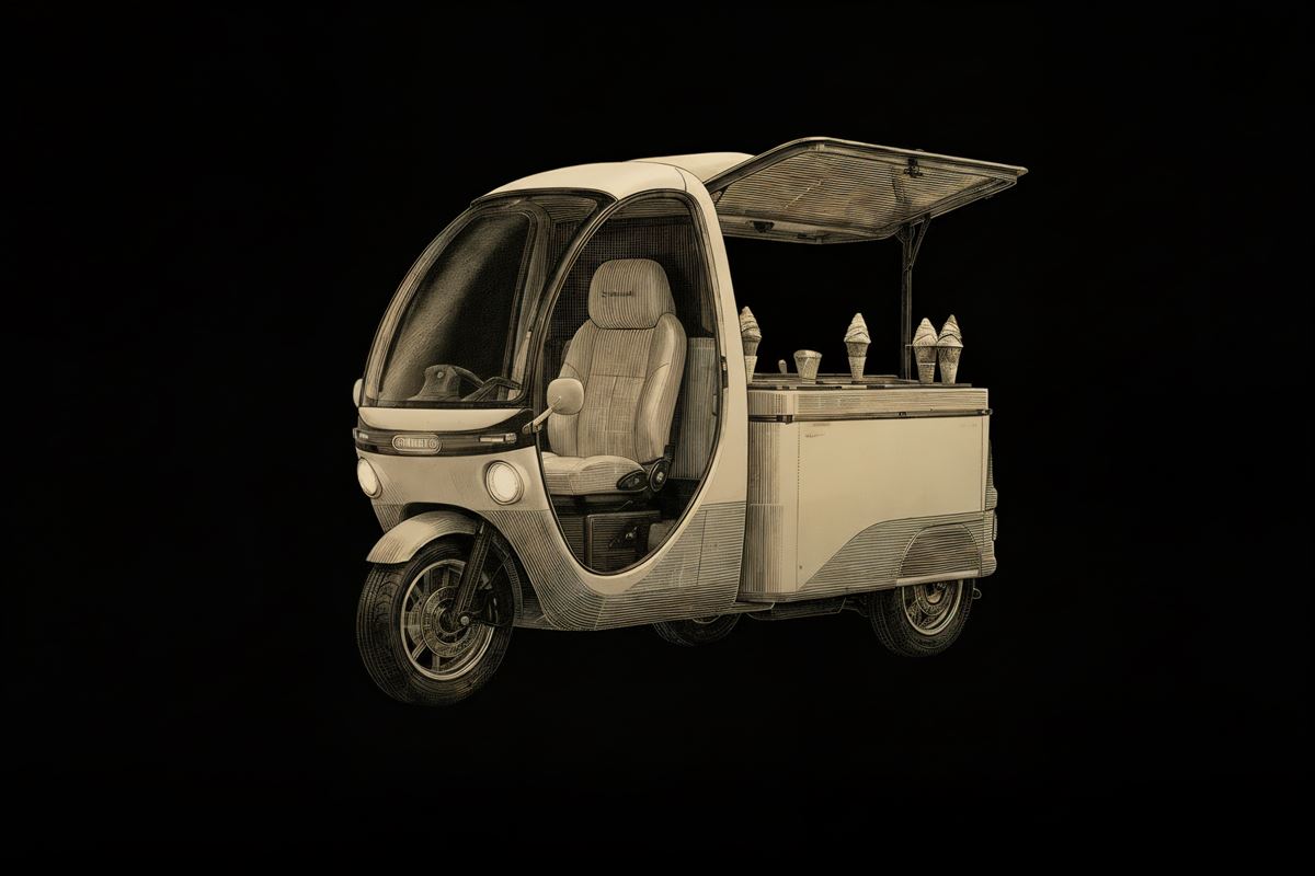 Engraved plate — Commer Ice EV